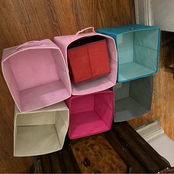 Colorful Storage Bins Set - Picture 3 of 7